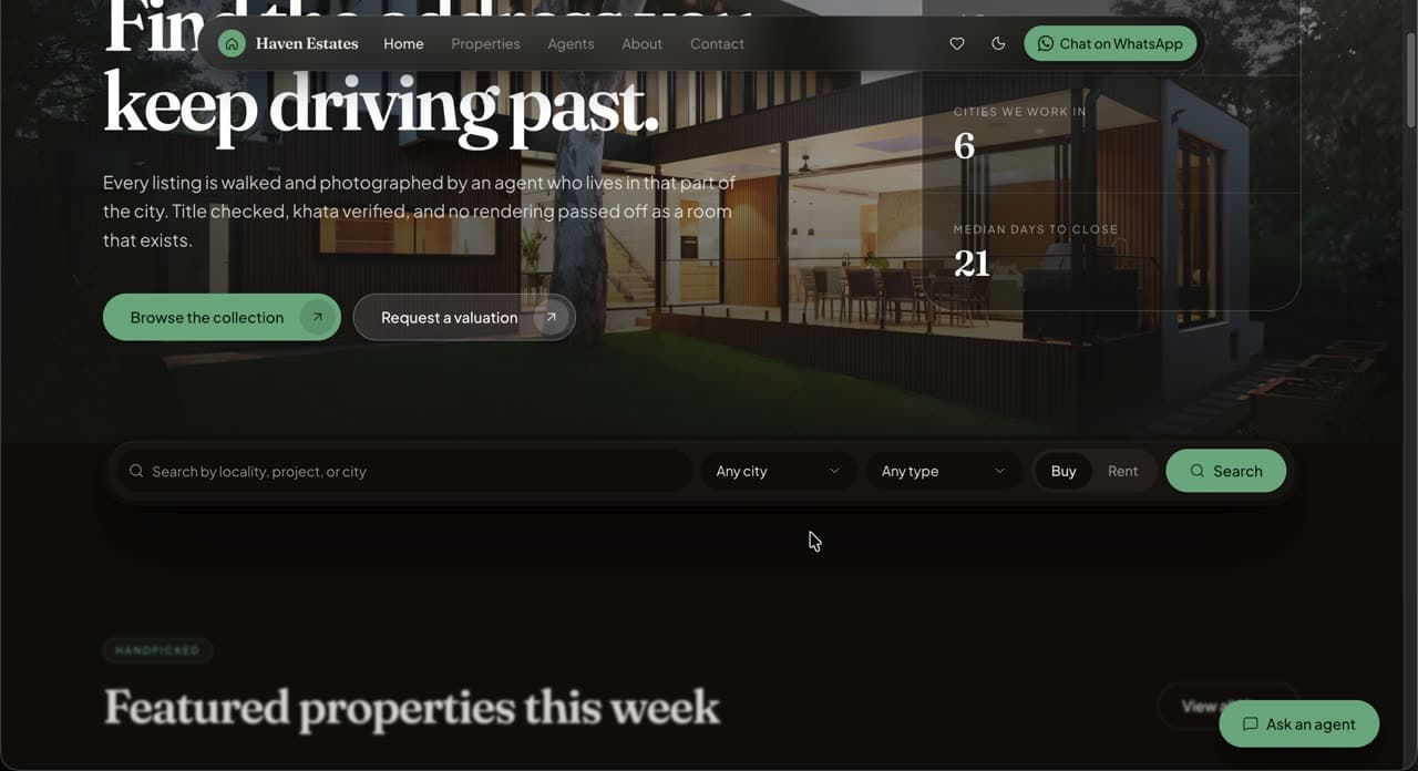 Real Estate Management System overview