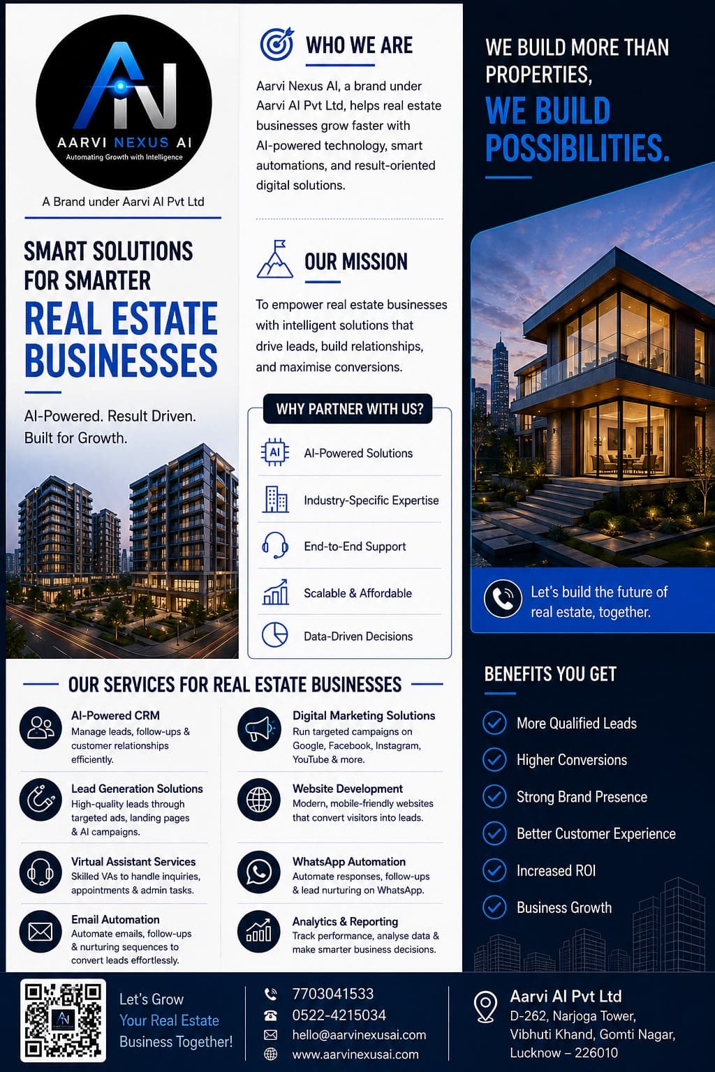 Real Estate Management System one-pager